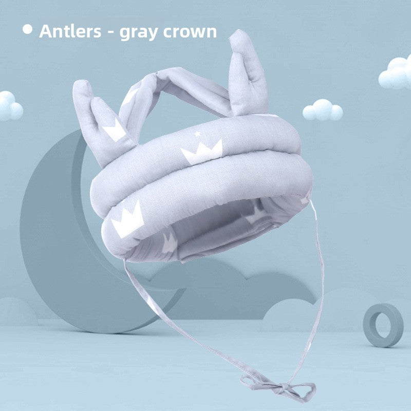 Adjustable Baby Head Protection Cap with Anti-Fall Design