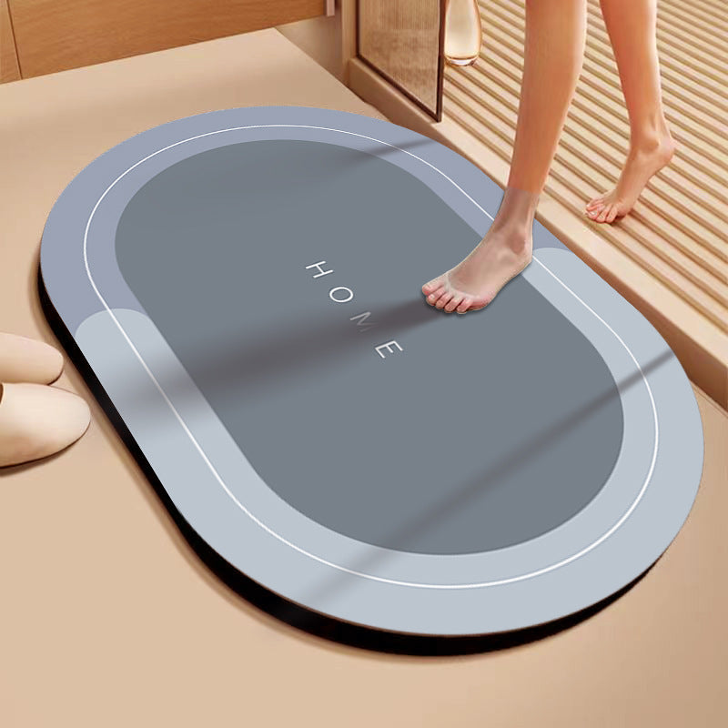 Water Absorbent Anti-Slip Bathroom Mat