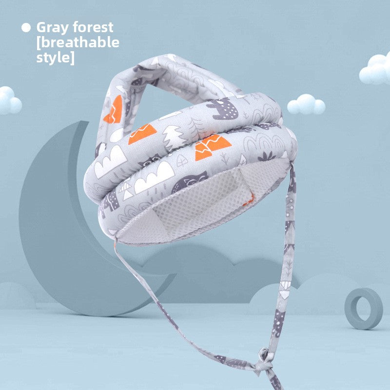 Adjustable Baby Head Protection Cap with Anti-Fall Design