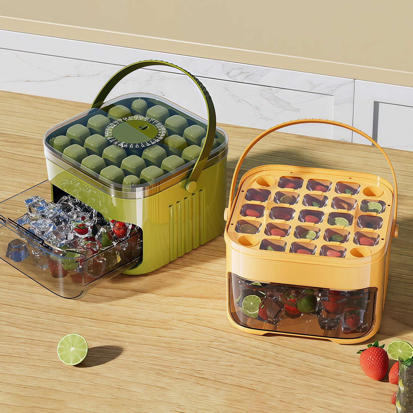 Silicone Ice Cube Mold with 50 Compartments