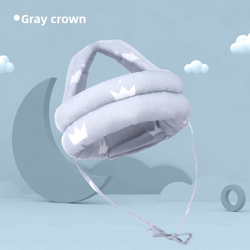 Adjustable Baby Head Protection Cap with Anti-Fall Design