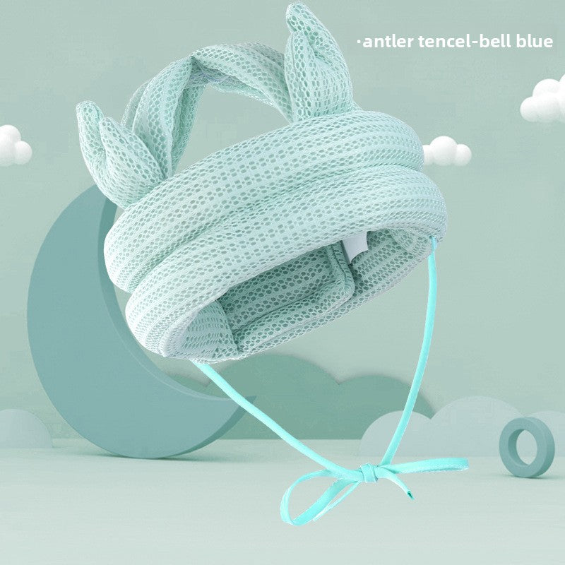 Adjustable Baby Head Protection Cap with Anti-Fall Design