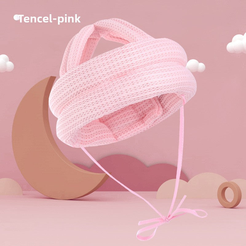 Adjustable Baby Head Protection Cap with Anti-Fall Design