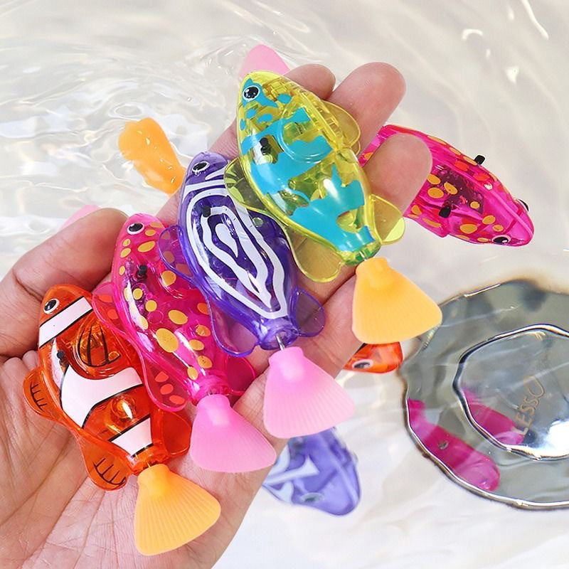 Electric swimming fish pet fish simulation lamp toy