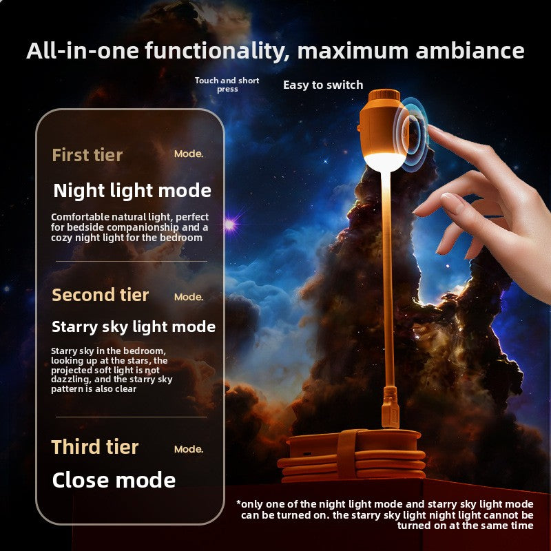 USB Starry Night Projector Lamp with Sensor