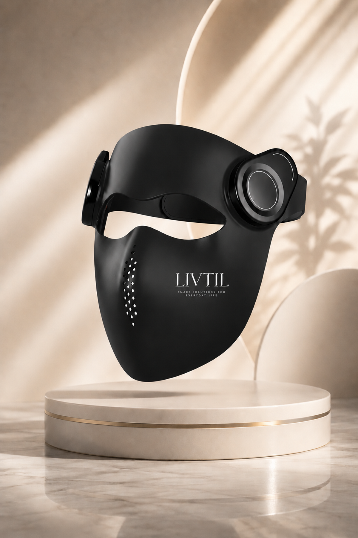 LED Light Therapy Facial Mask with Voice Remote