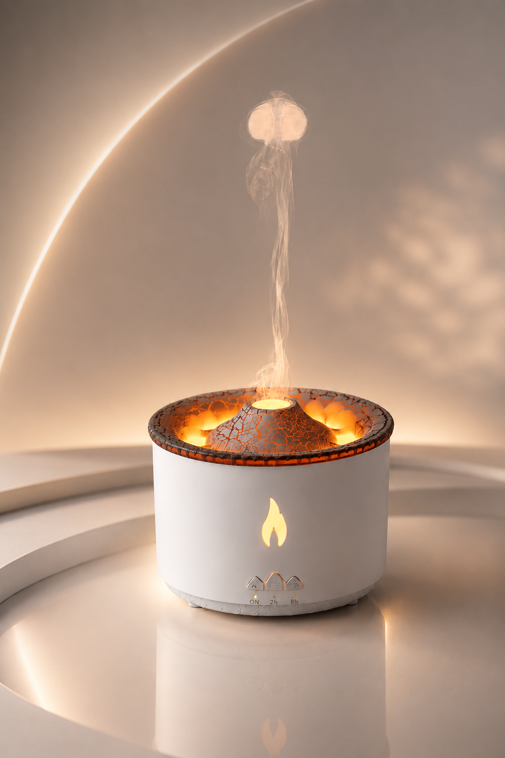 Simulated Flame Aromatherapy Diffuser