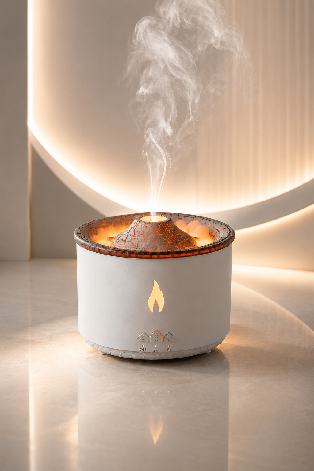 Simulated Flame Aromatherapy Diffuser