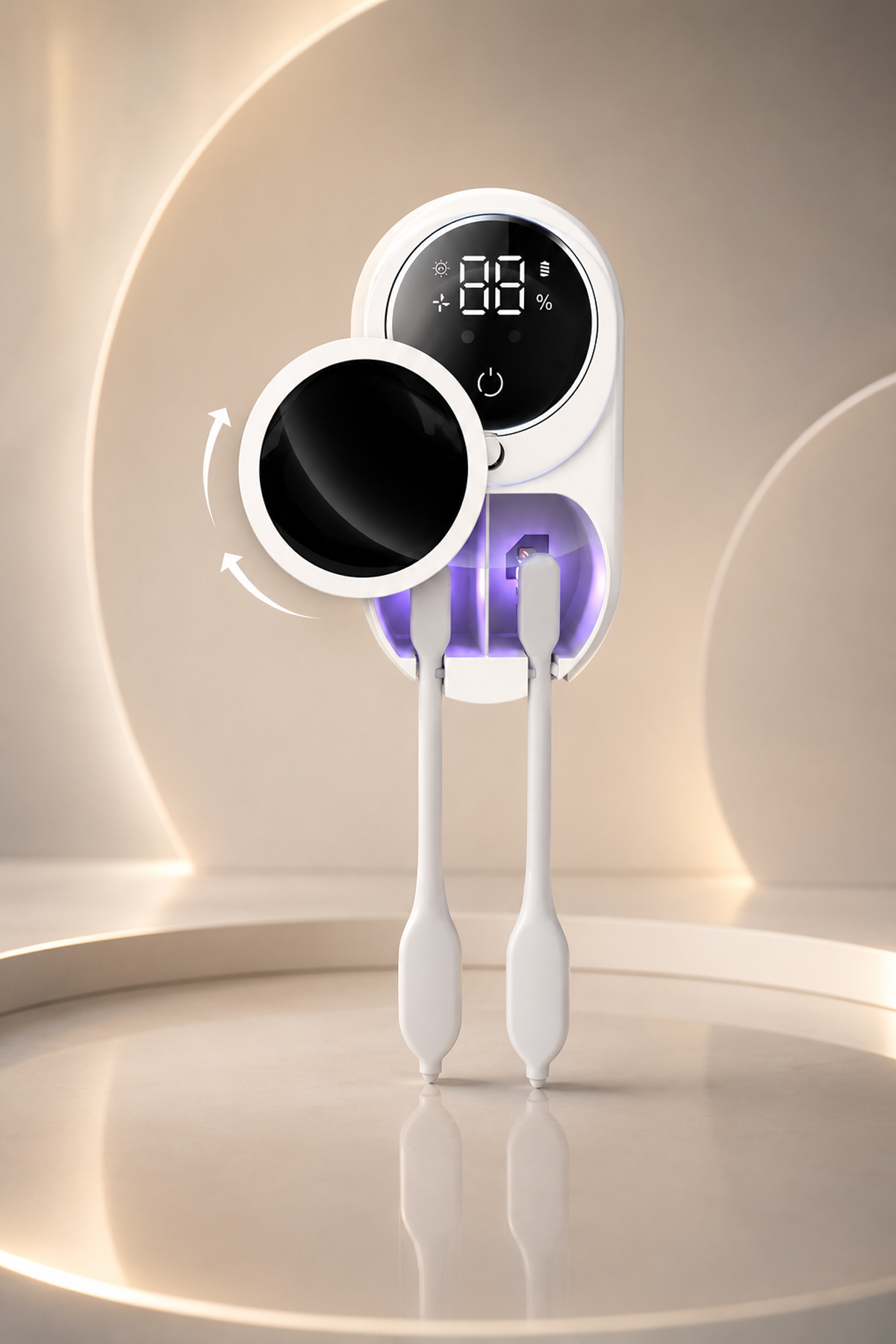 Smart UV Toothbrush Sanitizer with Drying Function