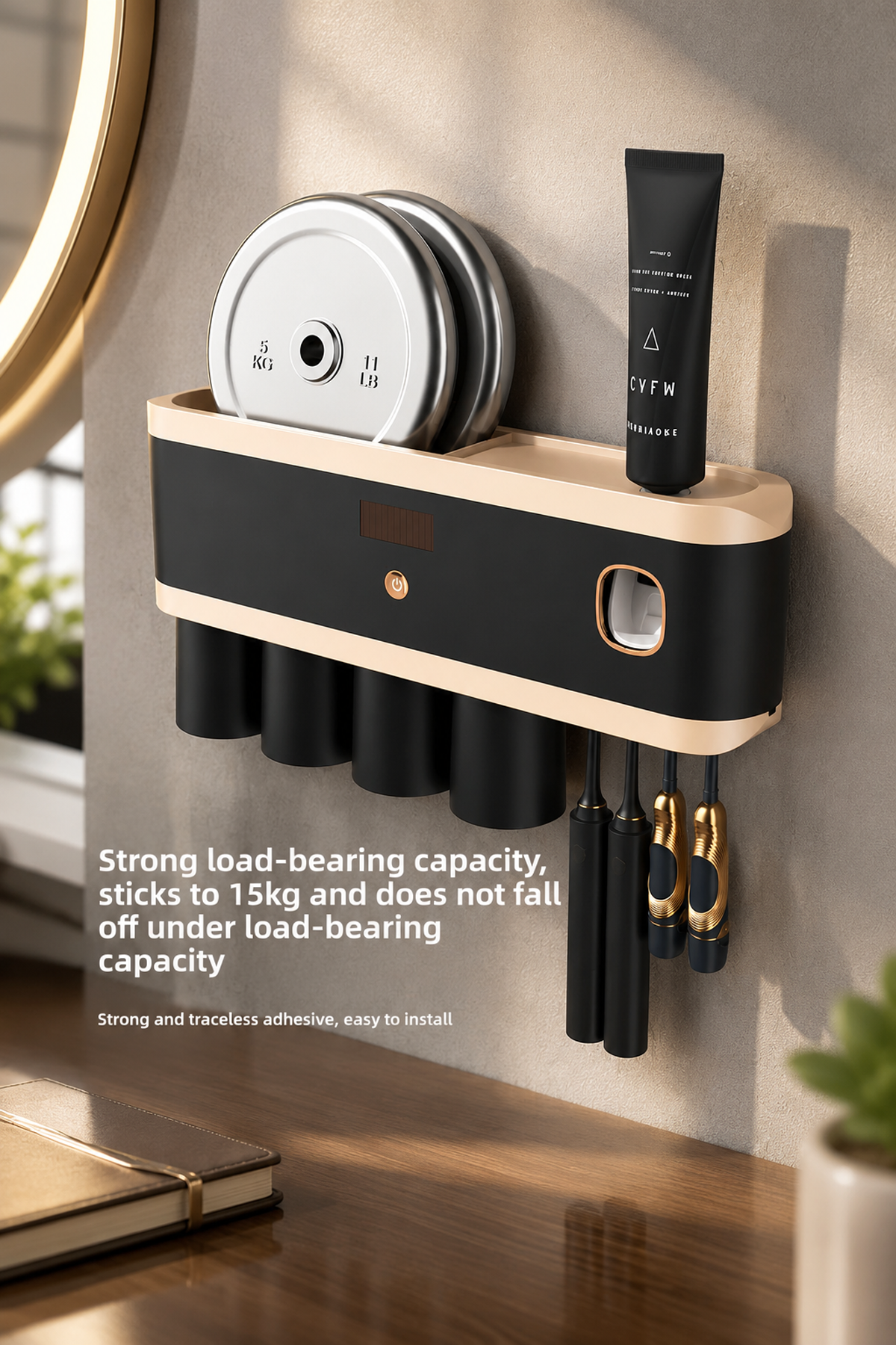 Smart UV Toothbrush Sterilizer Holder