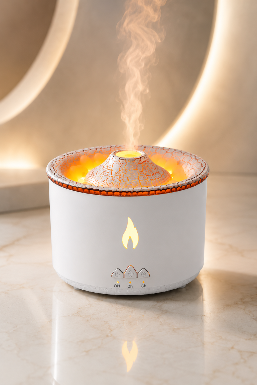 Simulated Flame Aromatherapy Diffuser