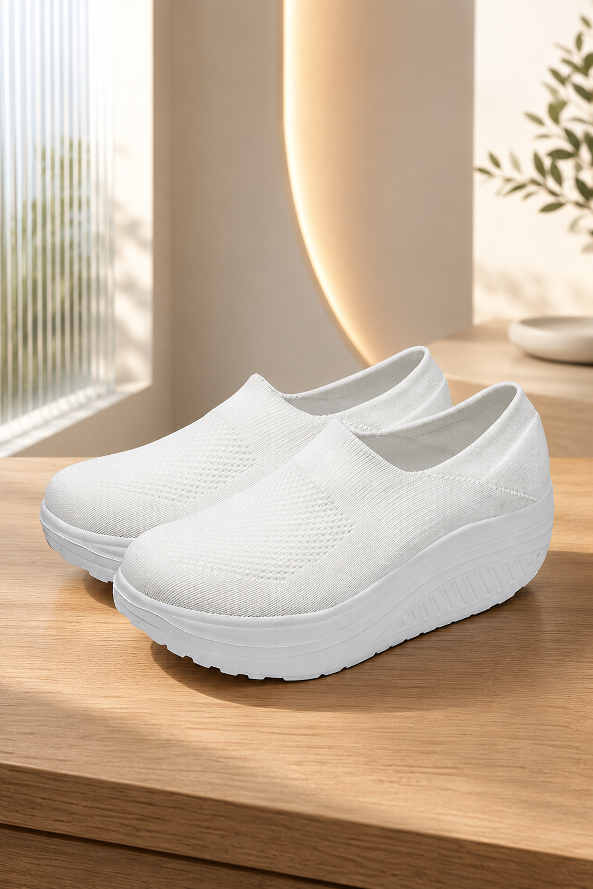 Womens Comfortable Platform Sneakers