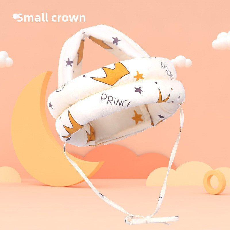 Adjustable Baby Head Protection Cap with Anti-Fall Design