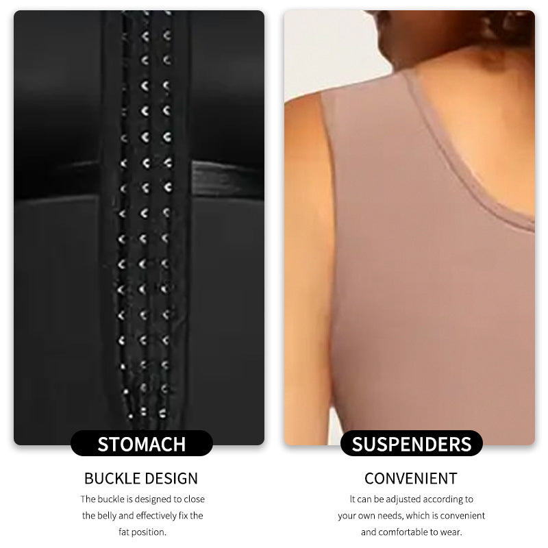 Large-sized thin one-piece shaping garment