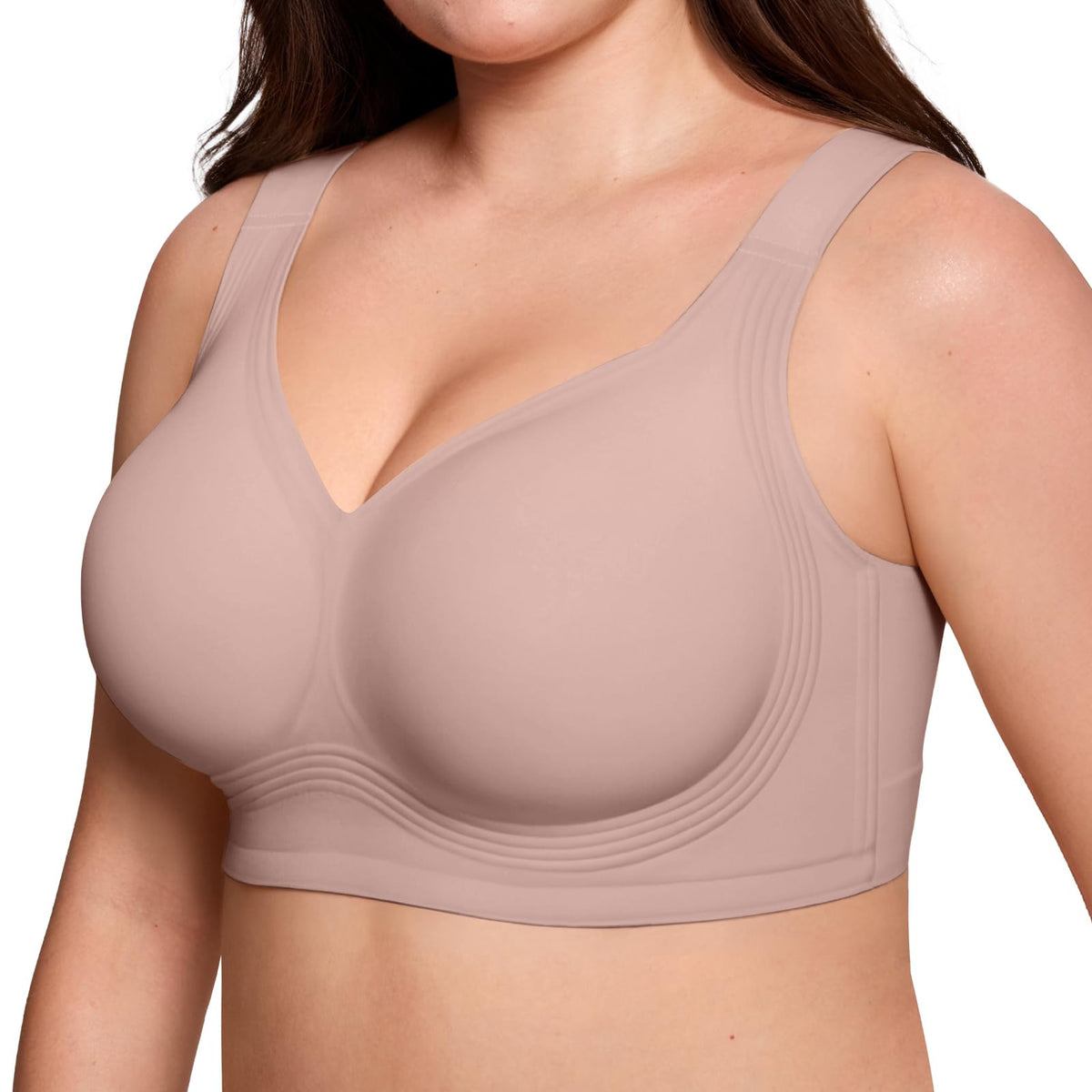 Seamless Wireless Support Bra for Women