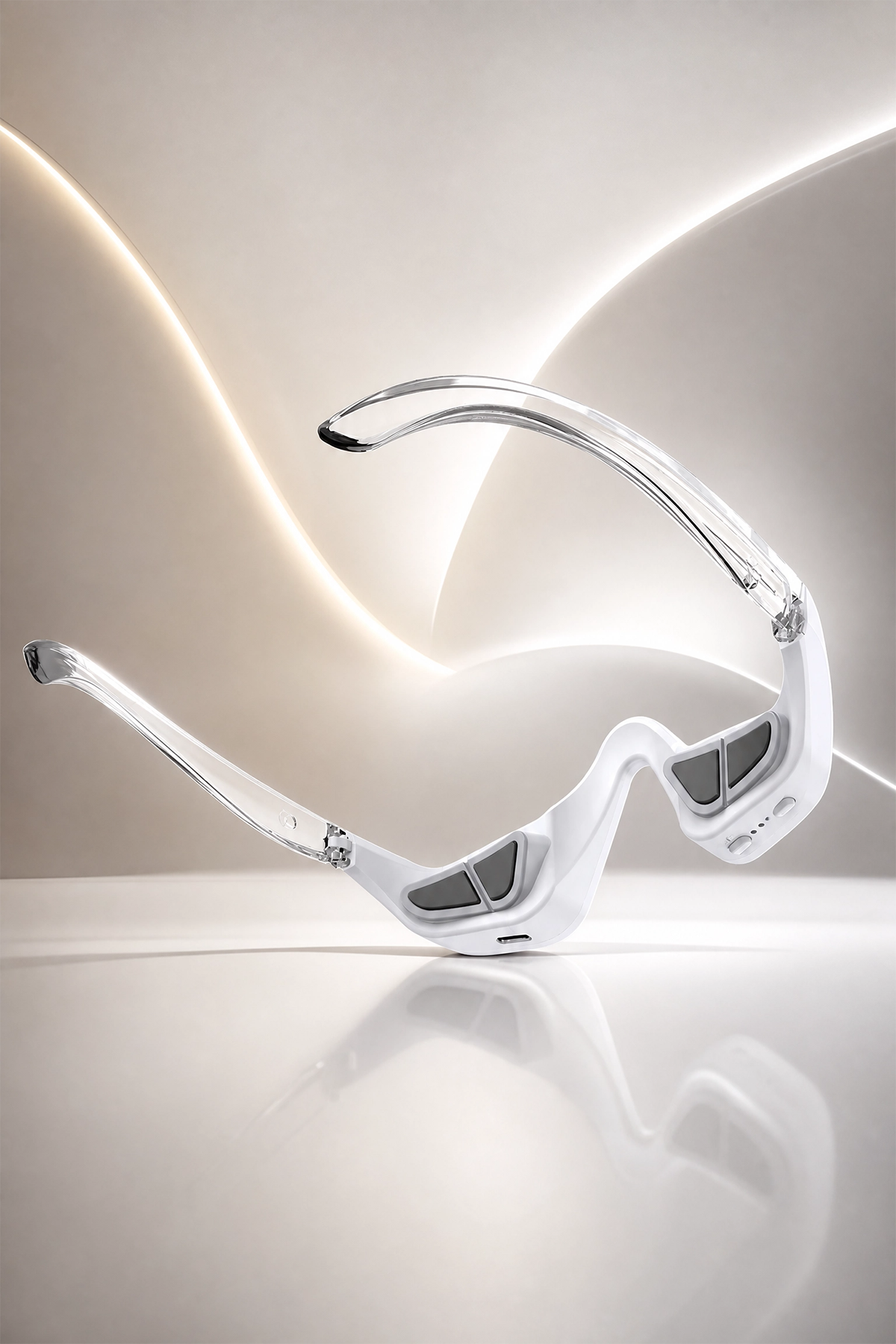 Microcurrent Eye Massager with Red Light Therapy