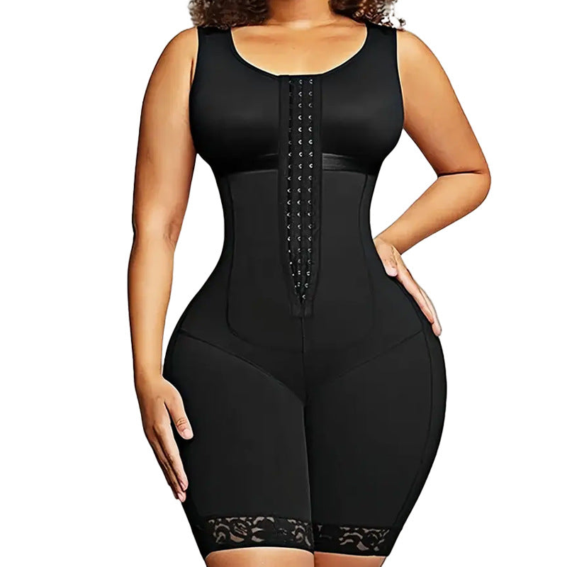 Large-sized thin one-piece shaping garment