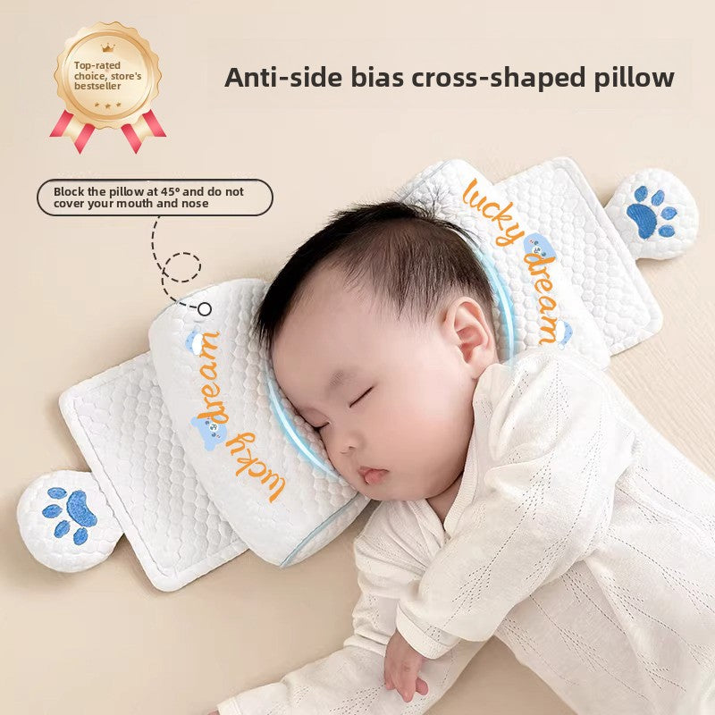 Baby Head Shaping Pillow with Millet Filling