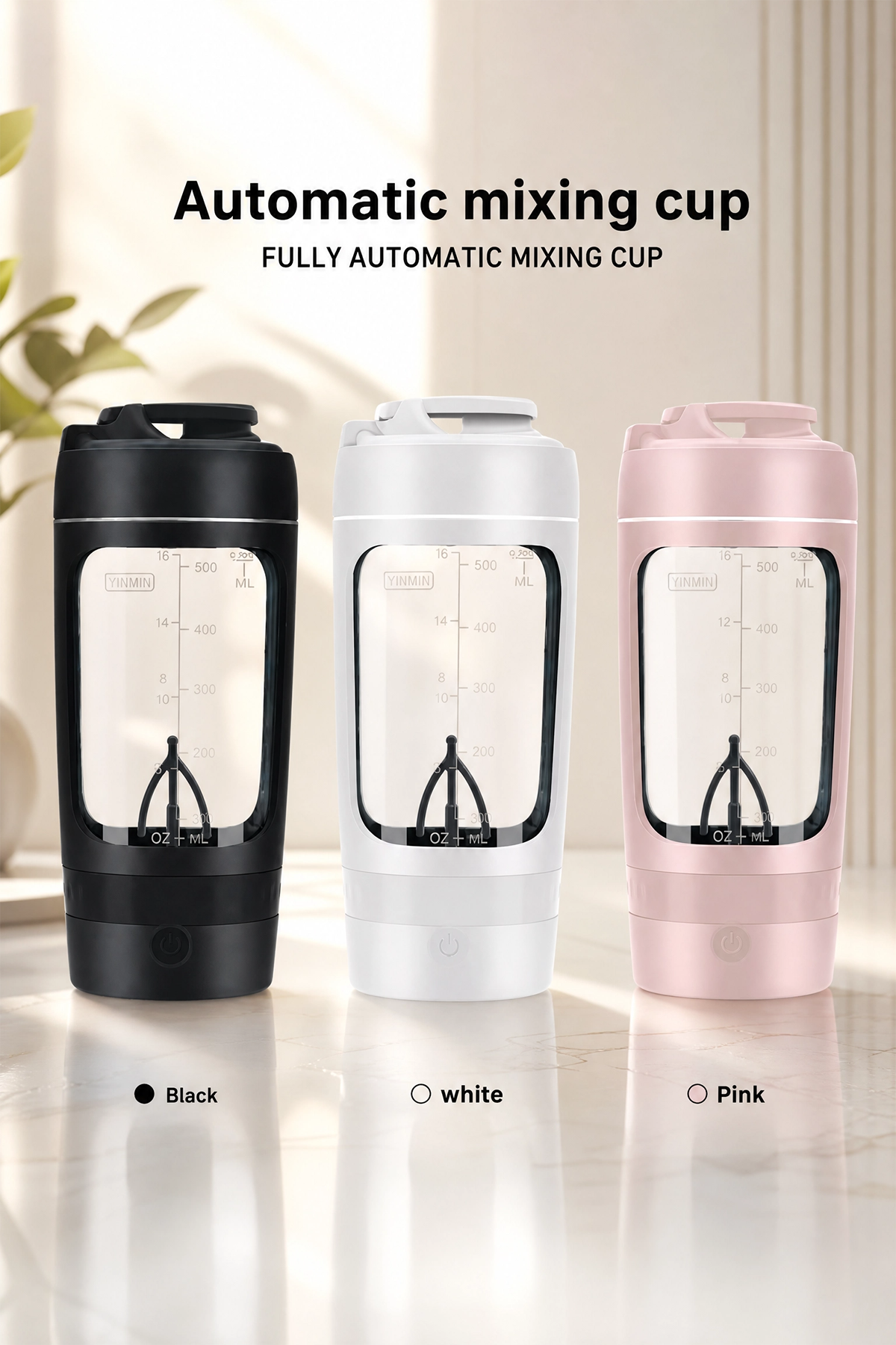 Automatic Mixing Tritan Shaker Cup 630ml