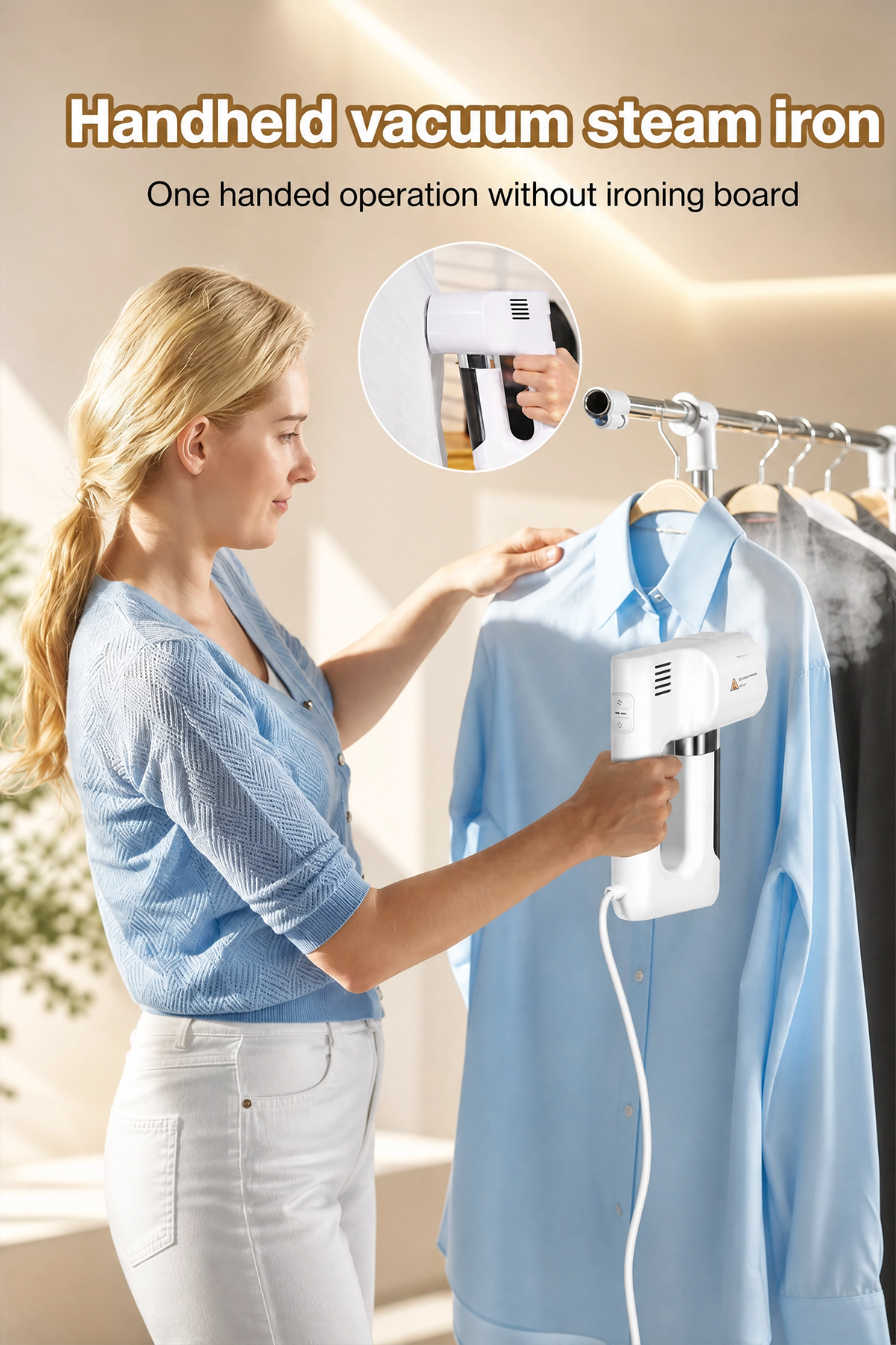Adsorption steam iron