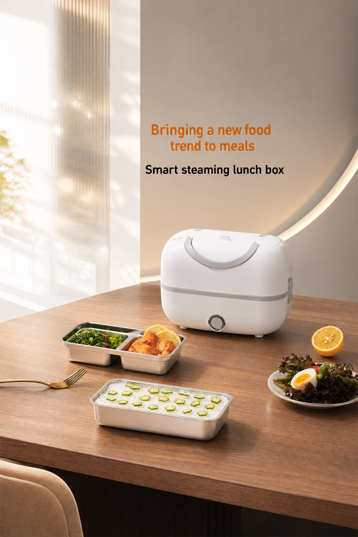 Portable electric lunch box